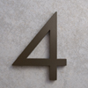 modern house number four 4