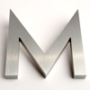 aluminum modern house numbers letters m